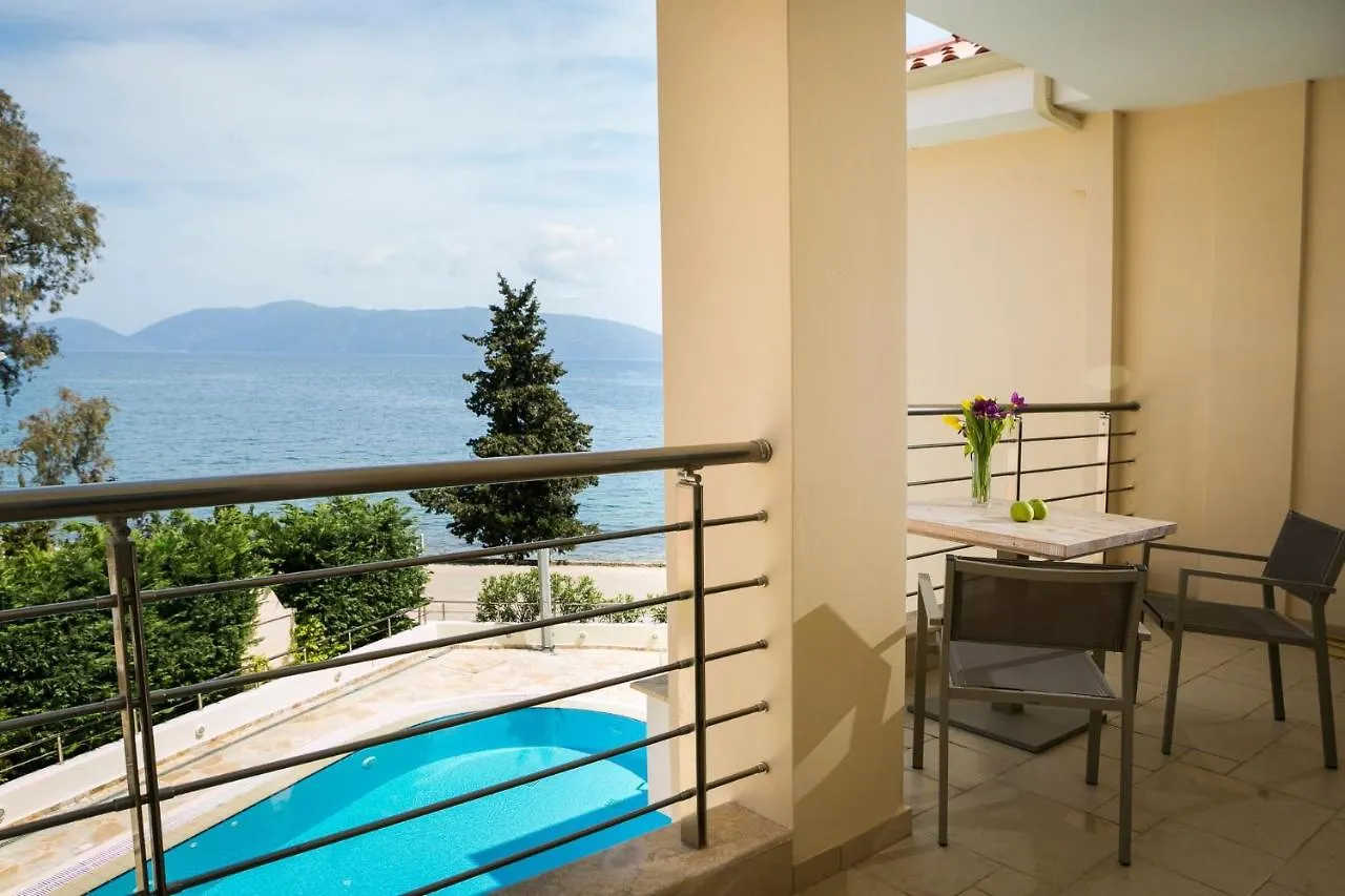 Deluxe Kefalonia Apartment Apartment Leyland 1 Bedroom Pool And Sea View Karavomilos Karavomylos